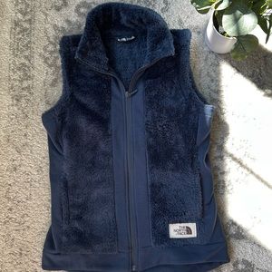 North Face Sherpa Fleece Zip Vest XS